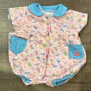 Zapf Baby Born doll outfit butterfly bees bugs pink blue
